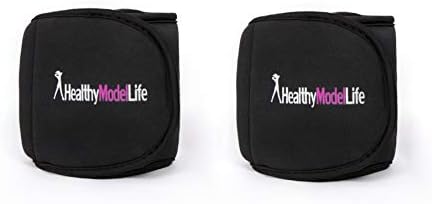 HEALTHYMODELLIFE Ankle Weights Set by Healthy Model Life - 1lb, 2lb, 5lb and 8lb Sets - As Worn by Victoria Secret Angels - Used in Top Gyms in New York