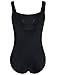 Mycoco Women's One Piece Swimsuit Shirred Tummy Control Bathing Suit Tank Modest Swimwear