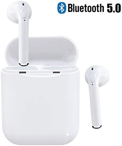 Bluetooth Headphones Bluetooth 5.0 Earbuds, True Wireless Earbuds Bluetooth Headset Stereo Bass Headset with Charging Box, built-in HD microphone compatible with iPhone Samsung Huawei iOS and Android