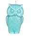 Owl Candle – Unscented – Skeleton Candles – Blue