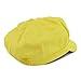 Women's Lightweight 100% Cotton Soft Fit Newsboy Cap with Elastic Back - Yellow