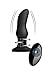 Rimmers Curved Rimming Plug with Remote, Model M, Black