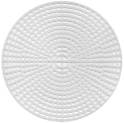 Darice 337816 Plastic Canvas, Circle, 5.75-Inch, Clear (12-Pack)
