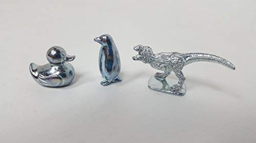 Monopoly Token Replacements Set Of Three Rubber Duck Penguin And 