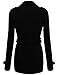 FPT Womens Double Breasted Peacoat With Waist Tie (S-3XL)