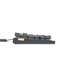 Mionix Wei PC y Mac RGB Teclado mecánico Silent   Ideal para esports hecho para Gamers y Artistas   Bastante Cherry MX interruptores roja   durable USB metal Teclado Negro Gris