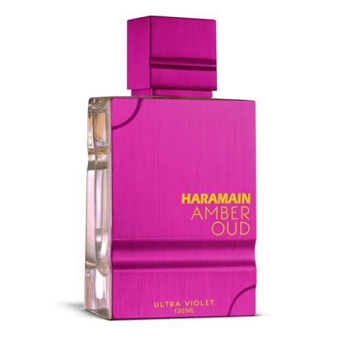 Al Haramain Amber Oud - Ultra Violet - Fragancias Frutales con Rosa, Bergamota y Jengibre - Perfume Duradero para Mujer - Uso de Día y Noche - 120 ml