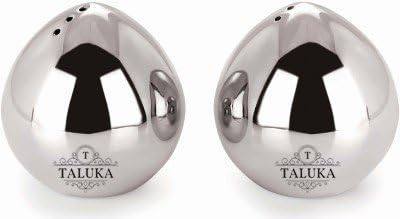 Taluka Salt and Pepper Shakers - Modern Kitchen Modak Design Stainless Steel Salt and Pepper Shakers for Kitchen Hotel Home Restaurant Use