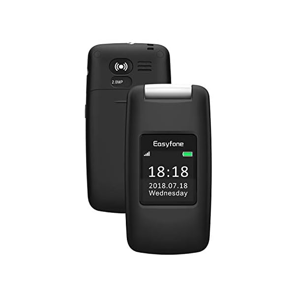 Easyfone-Prime-A1-GSM-SIM-Free-Flip-Big-Button-Mobile-Phone-Hearing-Aids-Compatible-Easy-to-Use-Mobile-Phone-for-Elderly-with-Charging-Dock-Black Easyfone Prime-A1 GSM SIM-Free Flip Mobile Phone for Elderly, Big Button Hearing Aids Compatible Senior Mobile Phone…