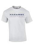 Zoobie Apparel Harambe Make America Great Again Unisex T-shirt (White-XLarge)