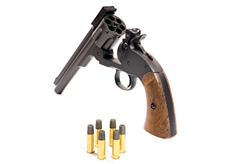 Bear River Schofield No. 3 Revolver - .177 Full Metal Airgun Pistol - CO2 BB Gun Shoot BB or Pellet Ammo