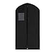 Mobo Black Garment Bags , Handing Suit Cover (set of 10) , 44 X 24 Inches Washable Anti-Moth Protector With Full Zipper and Clear Widow for Storage and Travel of Suit , Dresses and Coat