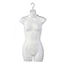 Set of (2) Female Dress Plastic Mannequin Body Forms, Great for Displaying Small and Medium Sizes, White