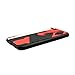iPhone Shoe Case, Bred 1s Official 3D Print Textured Shock Absorbing Protective Sneaker Fashion Case (iPhone 7/8)