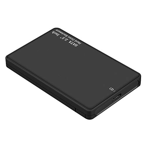 LEDMOMO Portable Tool-Free 2.5 inch External Hard Drive Enclosure USB 3.0 Micro B for 7-9.5mm SATA HDD/SSD up to 2 TB