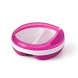 OXO Tot Divided Feeding Dish with Removable Ring Pink