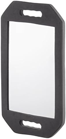 Handheld Lightweight Sponge Mirror Set Round and Rectangular for Salon or Home Use (Rectangular Mirror)