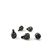 Honbay 40PCS 6#-32x5 M3.5 PC Computer Case Thumbscrews Thumb Screws (Black zinc)