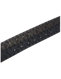 Michael Kors MK Reversible de la mujer Logo cinturón de piel, vainilla