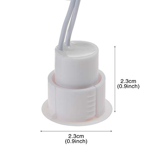 image for YXQ 12Sets NC Mount Wired Door Window Sensor Magnetic Reed Switch Rece