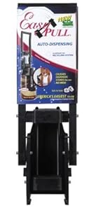 Black can compactor with pop can inside