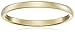 Classic Fit 14K Yellow Gold Band, 2mm, Size 7