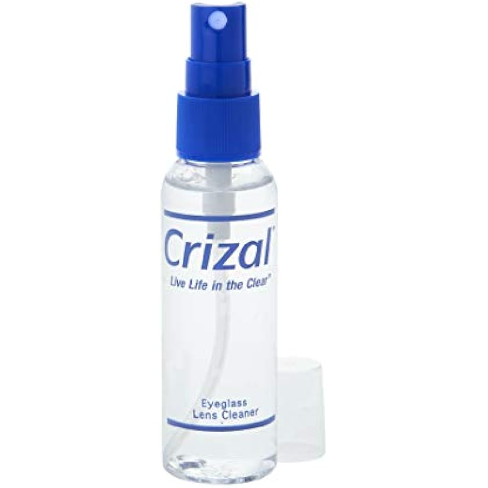 Crizal Eye Glasses Cleaning Cloth and Spray Crizal Lens Cleaner 2 oz eBay