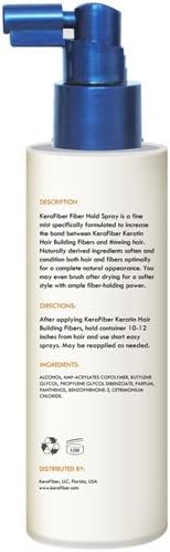 KeraFiber Fiber Hold Spray - Hairspray for Keratin Hair Building Fibers - Image 3