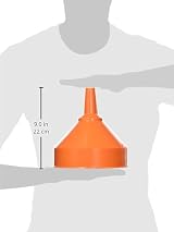 Pressol Polyethylene Hopper with Filter 2.9 L Orange view 2
