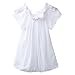 Women's Off Shoulder Boho Loose Casual Blouses Crop Tops (US 10, White)