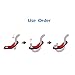 TRIWONDER Aluminum Alloy Guyline Cord Adjuster Tent Tensioners Rope Adjuster for Tent Hiking Camping (Red (2 Holes) - 12 Pack)