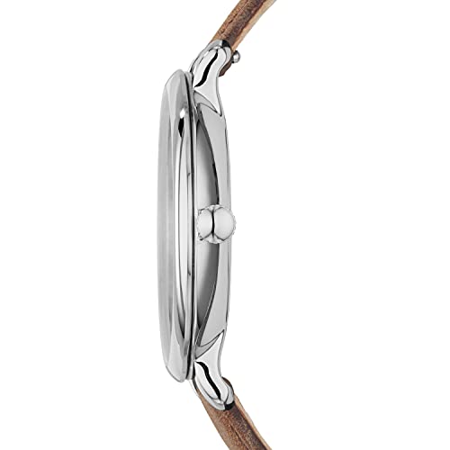 fossil jacqueline brown leather watch es3708 fossil