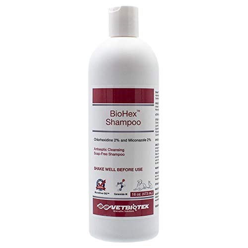 VetBioTek BioHex Chlorhexidine and MicroSilver Shampoo for Skin