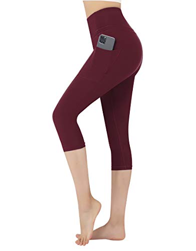 EvenYoga Yoga Pants for Women,High Waist Full Length Leggings with Pockets Tummy Control Workout Running Pants,7\