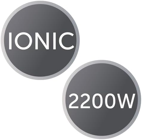 Haartrockner Ionen [leicht, Diffusor & Stylingdüse] weiß (2200W, Keramik-Ionen: schonendes Styling & gleichmäßige Wärmeverteilung, 3 Heiz- & 2 separate Gebläsestufen + Abkühlstufe) D3199