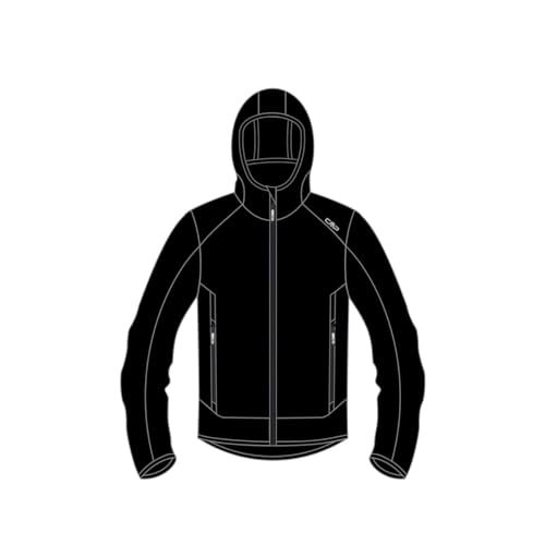 CMP BOYS KID JACKET FIX HOOD NERO 10 YEARS