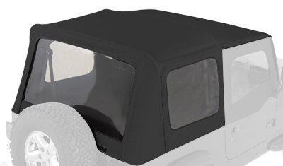 Rugged RidgeXHD Soft Top, Black Denim, Clear Windows | 53723.15 | Fits 1995-1998 Suzuki Sidekick