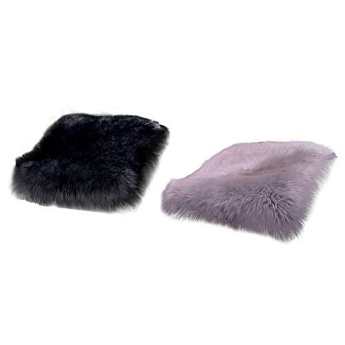 HsgbvictS Car Seat Cushion Car Seats Accessoires Cushion Universal Car Single Seat Mat Faux Fur Soft Warm Autumn Winter Cushion Cover - Yellow