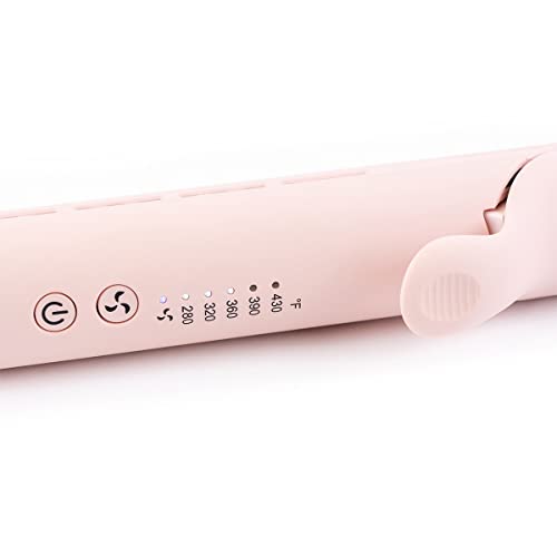 L'ANGE HAIR Le Duo 360° Airflow Styler 2in1 Curling Wand & Titanium