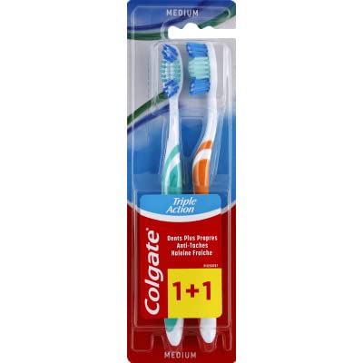 Colgate Triple Action Medium Toothbrush – Colour May Vary