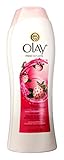 Olay Fresh Outlast Cooling White Strawberry & Mint Body Wash 16 oz (Pack of 3)