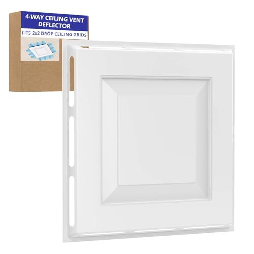 HOMEEZ Original 4-Way Ceiling Vent Deflector