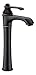 Purelux Wise Classic Deck Mount Bathroom Vessel Sink Faucet Single Lever Control Tall Spout Mixer Tap, Oil Rubbed Bronze Finish 10 Year Warranty