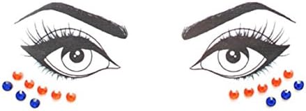 Body Bauble - Orange & Blue Face Jewels