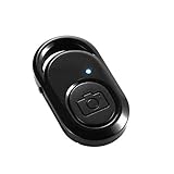 HITSLAM Bluetooth Remote Control, Camera Shutter with Bluetooth Wireless Technology, Compatible with iPhone/Samsung/Huawei (iOS and Android), Wrist Strap Included