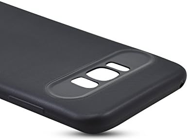 HighSky Ultra Slim Candy Colour Soft Silicon Back Cover for Samsung Galaxy S8 Plus (Black)