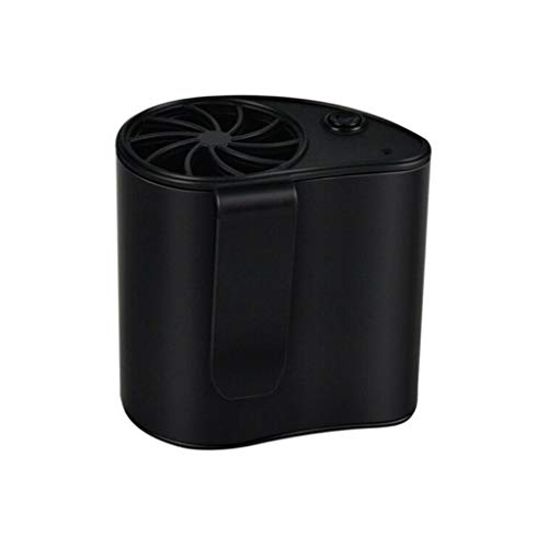 KIM88 Hanging Waist Personal Fans ABS Portable Air Conditioner 3 Speed Mini Pocket Desktop Fans (Black)
