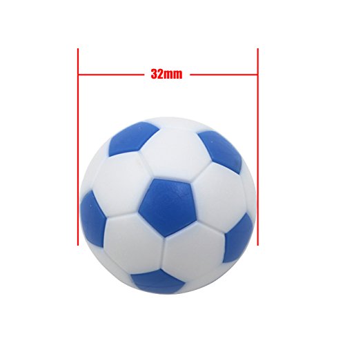 image for Yeelan Table Soccer Foosballs Footall Game,Pack of 8PCS(blue,32mm/1.26
