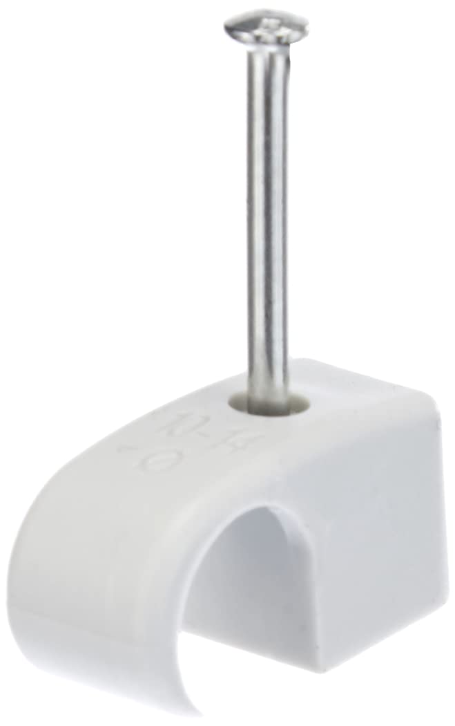 Meister Express Clamp - in a practical set - for fixing cables and wires - Includes pre-assembled nail/adhesive clips/cable clips/nail clamps, 7454230