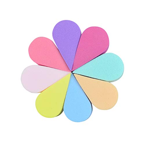 8 PCS Mixed Color Face Painting Petal Sponge?Halloween Makeup Cosmetics for Face Paint Liquid, Creams, and Powders